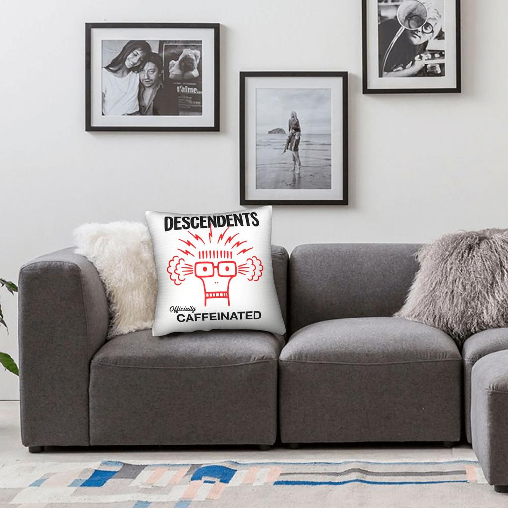 Descendents Milo Goes To College Pillow Case Square Pillow Cover For Living Room Sofa Funny Pillowcases