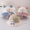 Baby Panda Bucket Hat - Super Cute Cartoon Sun Protection for Boys & Girls, Spring/Autumn Style