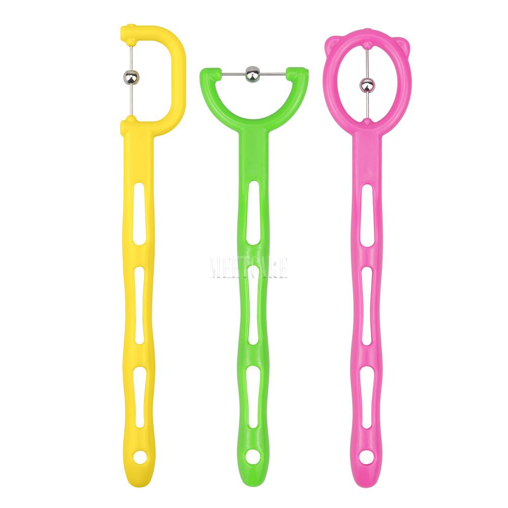 Детский тренажер кончика языка из 3 частей Упражнение для ухода за полостью рта Гибкость языка Тренировка Аутизм Терапия Инструмент для произношения