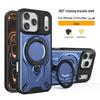 Чехол для iPhone 17 Pro Max с вращающейся подставкой, Магнитный, Защита от падения для Apple 17/16/14/13