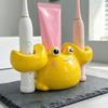 Cartoon Toothbrush Storage Racks Ceramic Toothpaste Stand Creative Washbasin Rack  Vanity