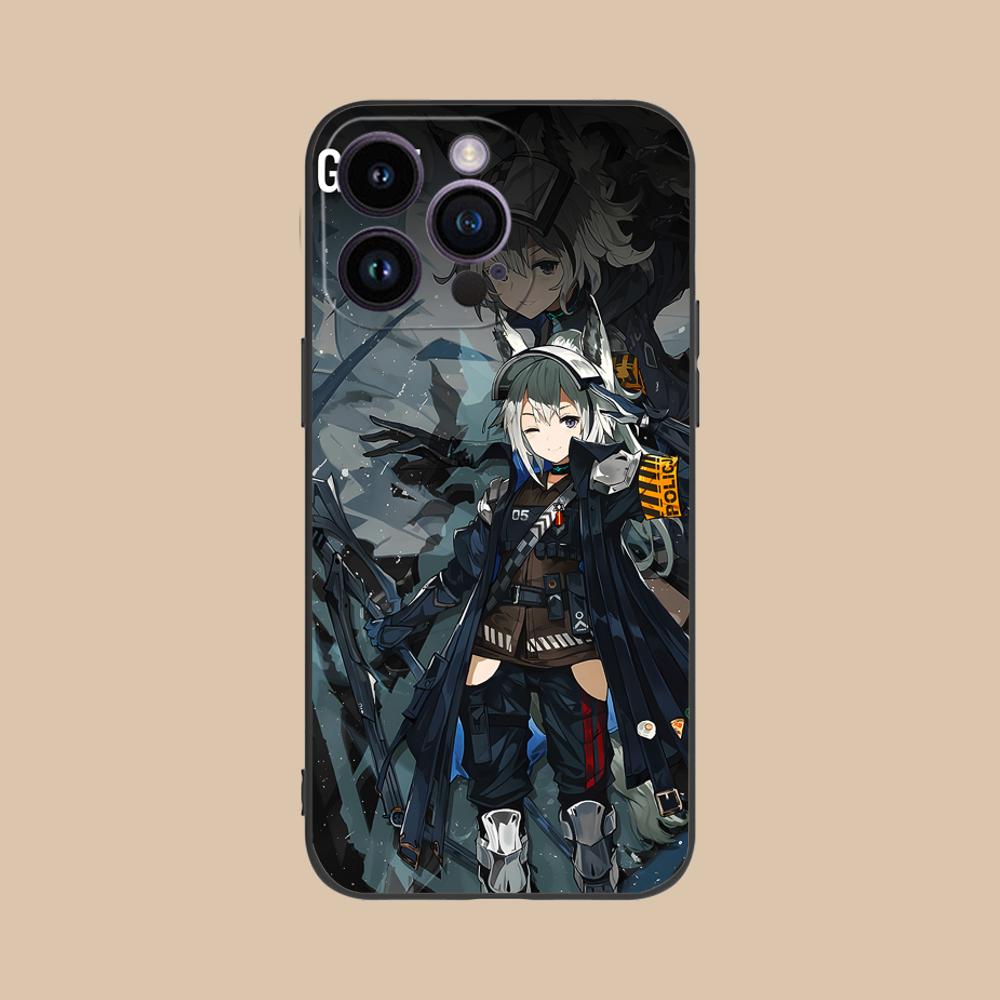 Arknights Grani Матовый ТПУ Чехол для Мобильного Телефона для iPhone 17 16 15 14 13 12 11 X XR XS 8 7 Air Pro Max Plus Mini Цветной Чехол