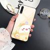 Cartoon Cute Milk Tea Case For Samsung Galaxy A52 A70 A71 A73 A53 A13 5g A03 A72 A22 A21s A03 Core A42 Tempered Glass Cover