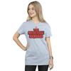 DC Comics Womens/Ladies The Suicide Squad Movie Logo Cotton Boyfriend T-Shirt