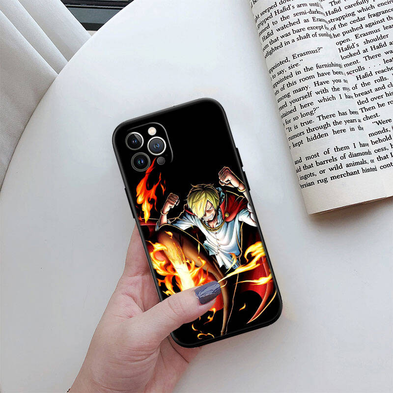 MH123 Чехол для телефона One Piece Санджи для iPhone 7 8 11 12 13 14 15 16 17 16E XS Pro Max XR X SE Air