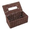 Hand Woven Storage Box Japanese Style Napkin Box Creative Rattan Woven Tissue Box  Home