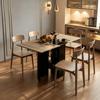 Folding Table for Kitchen and Dining Room, Mobile with Wheels (only with 1pc Folding Table)