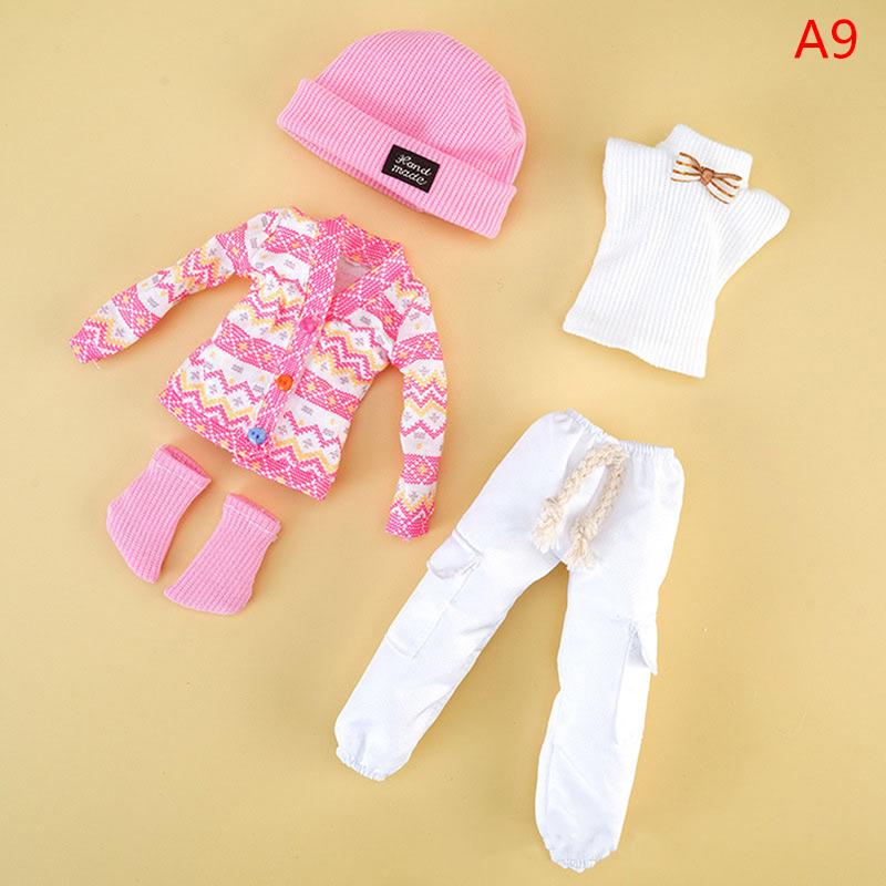 1 комплект, 32 см, костюм для куклы, 1/6, аксессуары для одевания куклы, зимний свитер, брюки