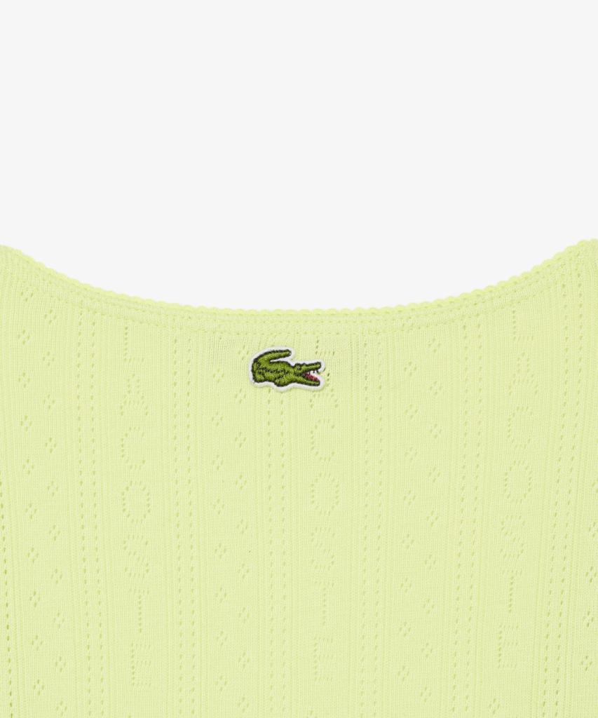 LACOSTE Женский топ без рукавов Pointel Tf5279-56G Bic