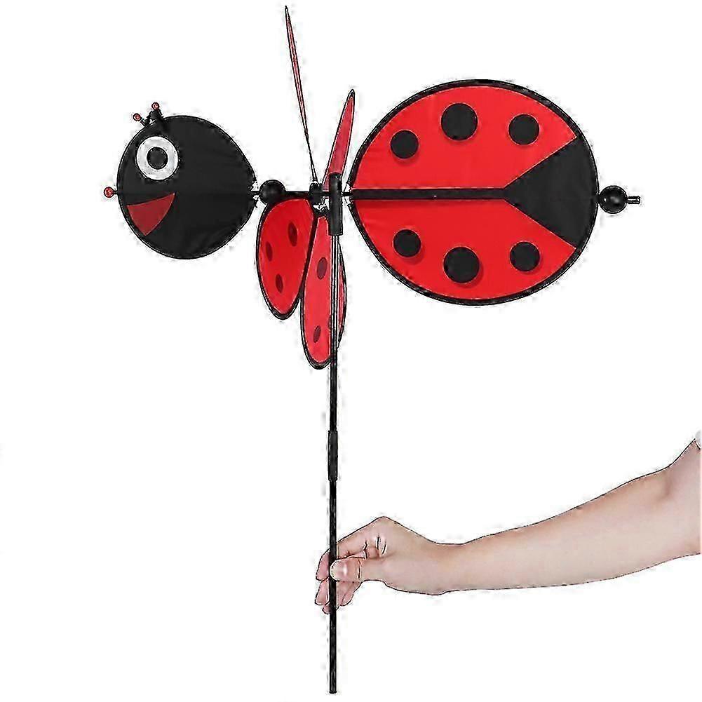 Lawn Party Decor with 3D Insect Windmill Toy