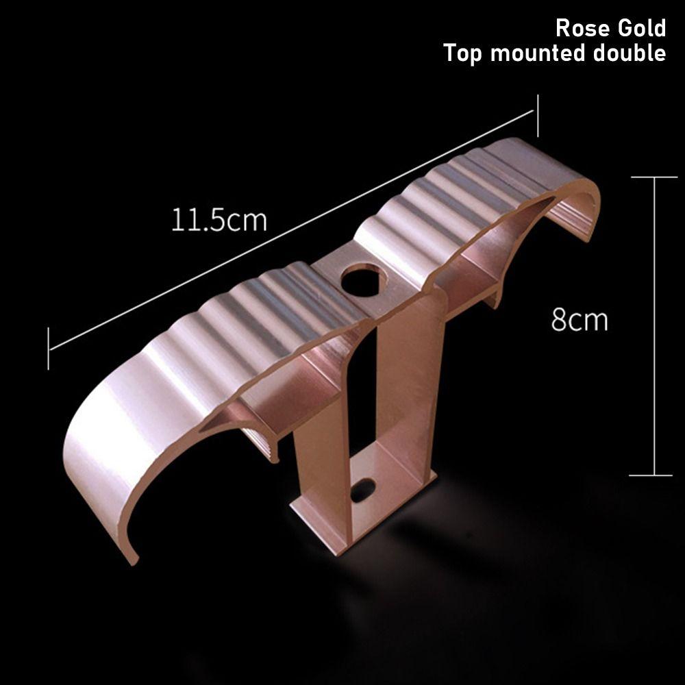 1 шт. одинарный двойной крючок для вешалки фиксирующий зажим для штанги опорный зажим новый кронштейн для карниза для штор