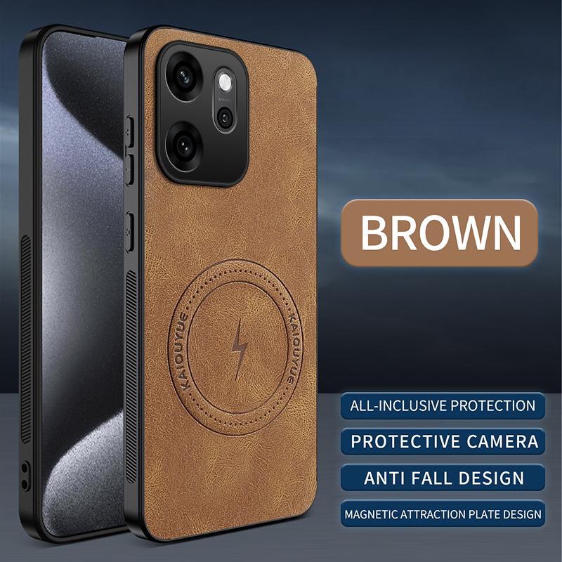 Для OPPO Reno 15 Магнитный защитный чехол для телефона Для Oppo Reno 15 Pro Задняя крышка из овечьей кожи Мягкие противоударные чехлы из ягнячьей кожи