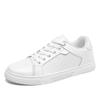 Women Casual White Shoes Couples Leather Platform Sneakers Plus Size Men's Sports Shoes