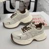 Popular Platform Dad Shoes Women's Spring 2025 New Fashion Trend Versatile Sports Height Increase Casual Shoes Women