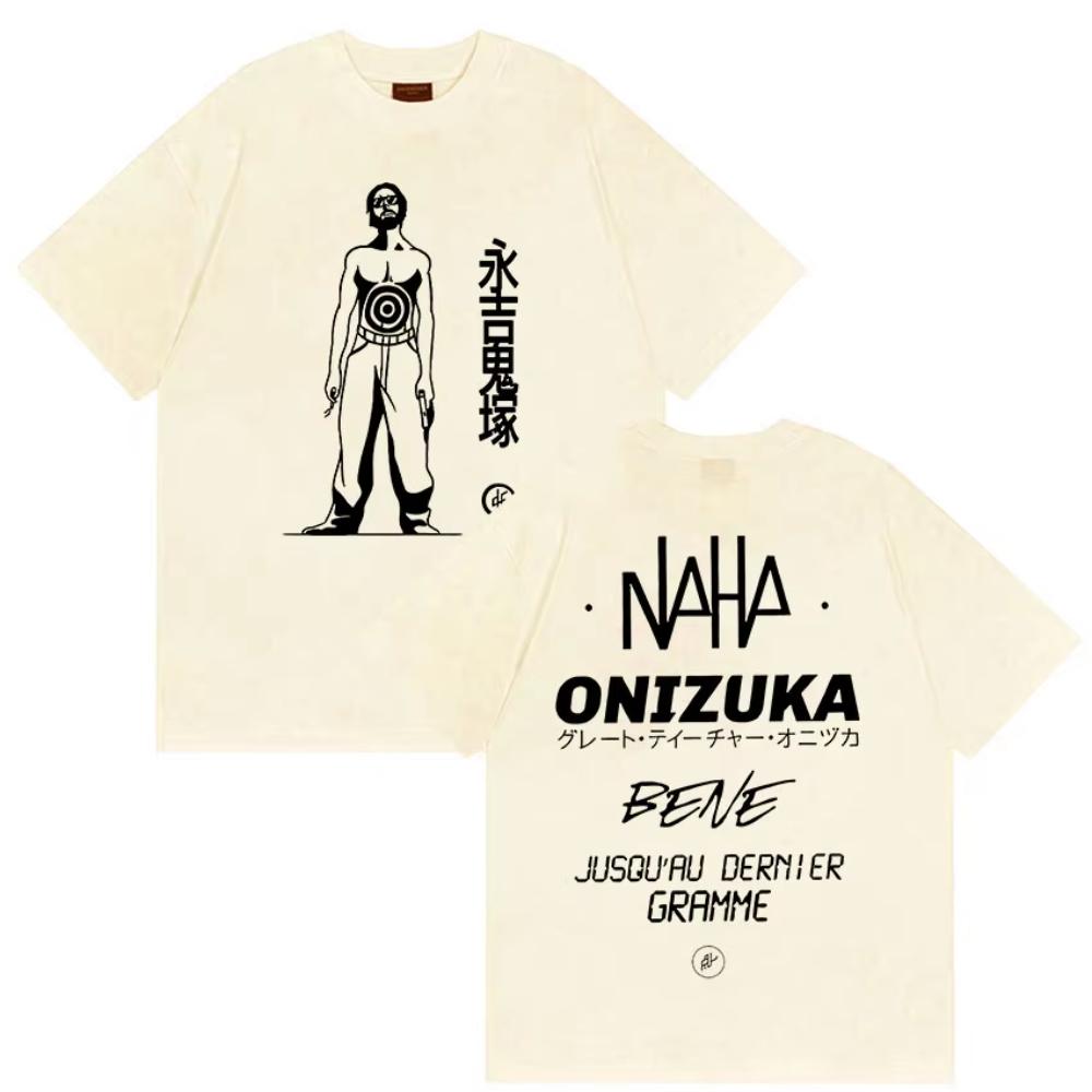 Le Monde Chico French Rap PNL Onizuka Album Print T Shirts Men Women Harajuku Fashion Retro Oversized Cotton Tshirts Streetwear