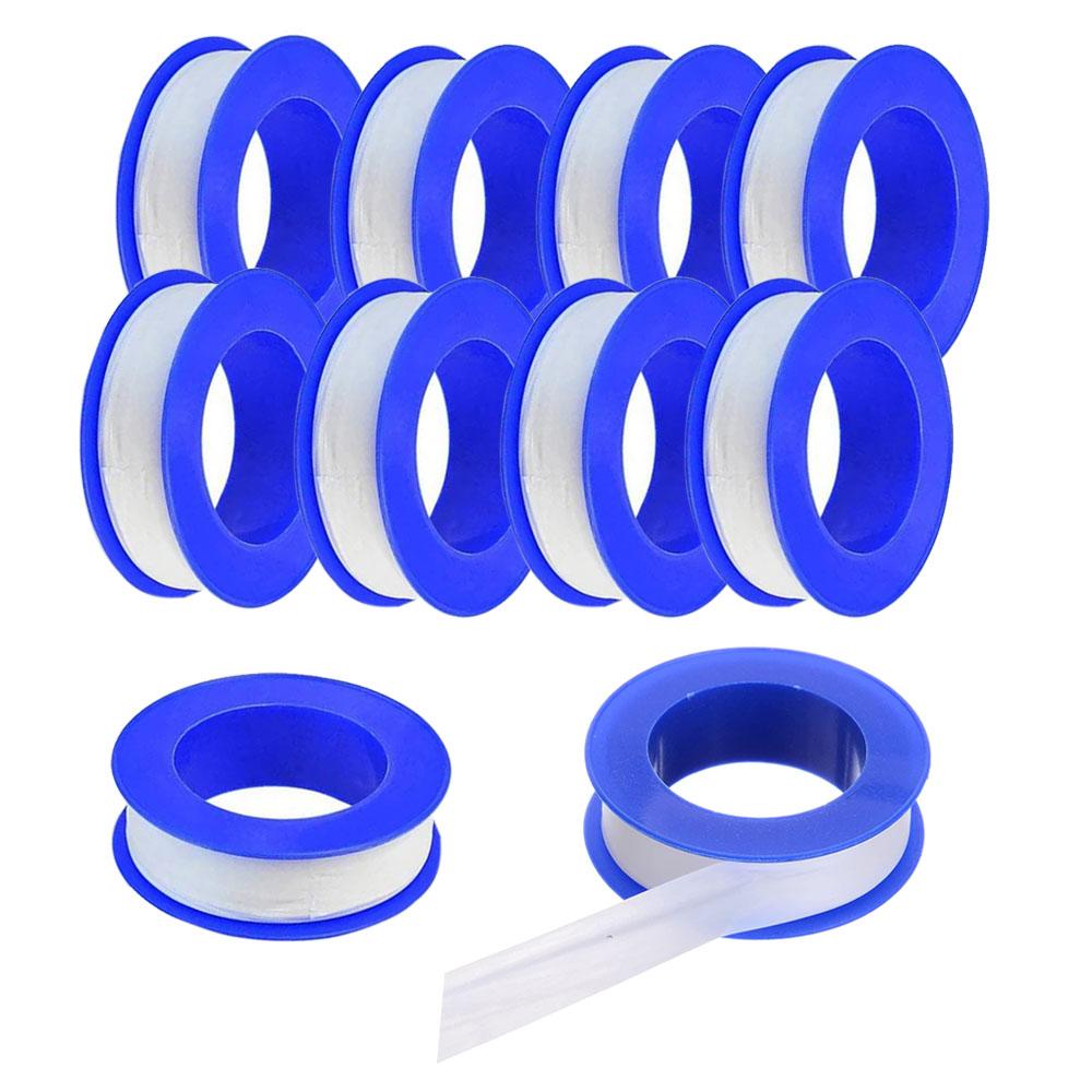 5/10/15/20 Rolls of 1/2" Wide PTFE Thread Sealing Tape, Plumber Tape, Sealing Tape, Duct Tape, Sealing Tape, Shower Head Thread Sealing Tape, White