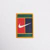 Nike Дышащая вышитая повседневная футболка с круглым вырезом и коротким рукавом, мужские топы, розовая FZ6945-100