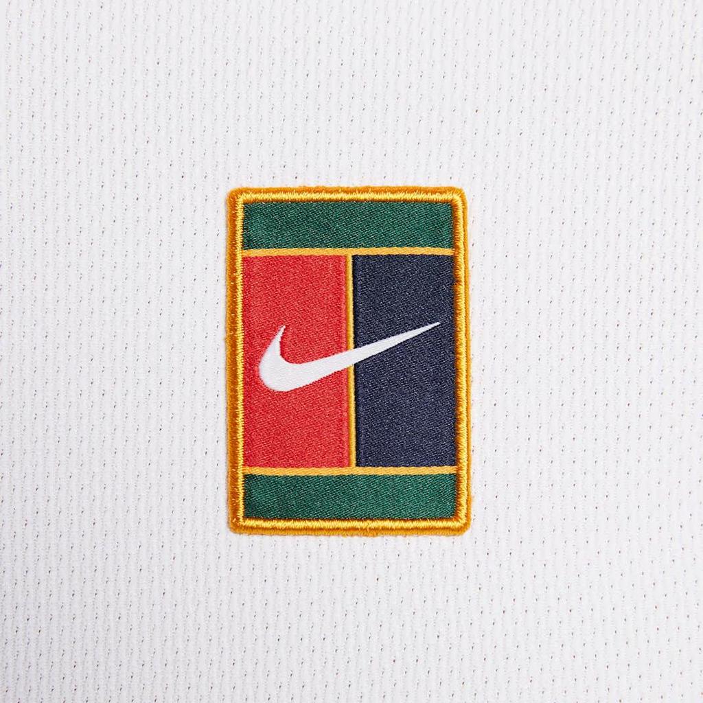 Nike Дышащая вышитая повседневная футболка с круглым вырезом и коротким рукавом, мужские топы, розовая FZ6945-100