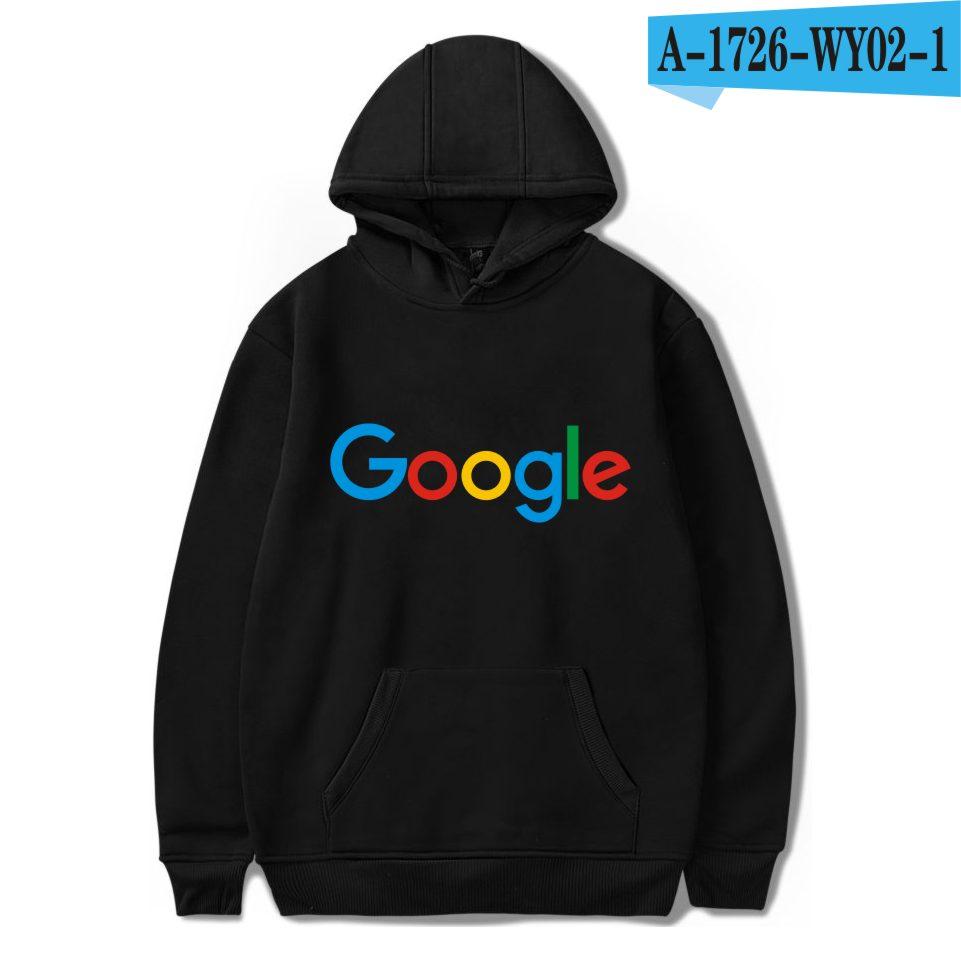 Толстовки с радужным буквенным принтом, модные популярные толстовки Google, унисекс, WoUnisex, зимние толстовки с длинными рукавами, уличная толстовка в стиле Харадзюку