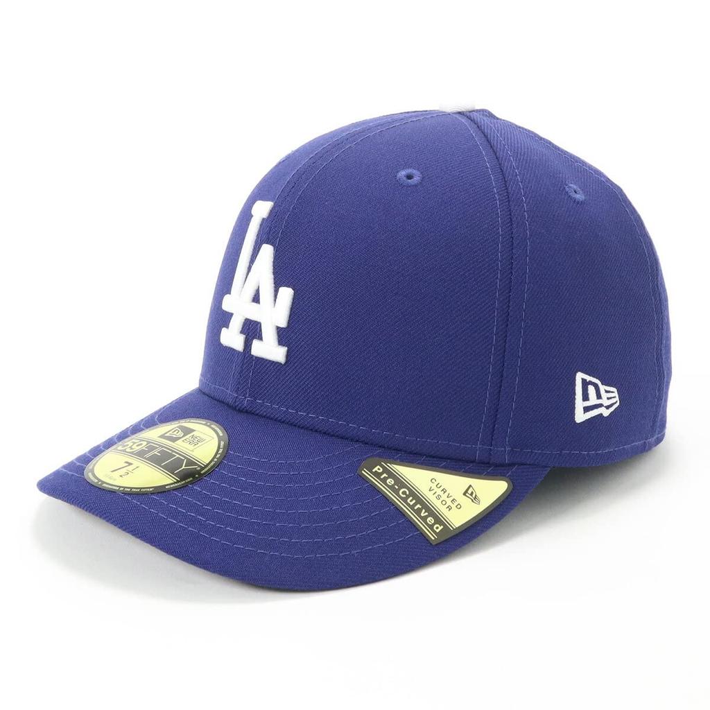 New Era 59FIFTY Los Angeles Dodgers Dark Royal Pre-Curved Cap, 62.5cm