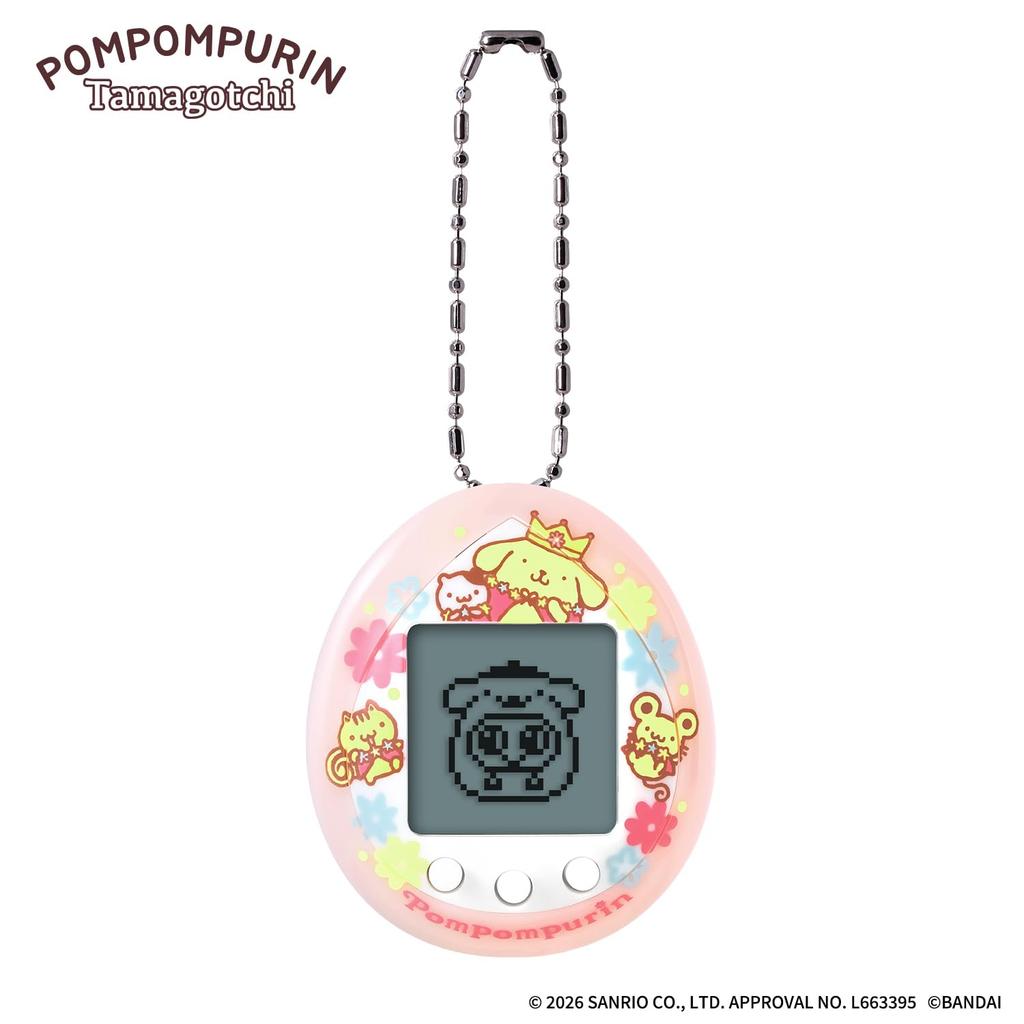 POMPOMPURIN Тамагочи Магический Розовый Рекомендуется с 6 лет и Персонажи Sanrio [Bandai] версия. взрослеть.
