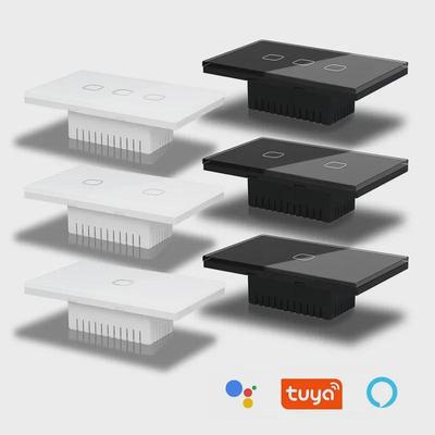 118 Стандарт США и Австралии Интеллектуальный коммутатор Tuya ZIGBEE: Голосовое, мобильное и прикладное управление, сенсорный переключатель Zero Fire