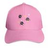 little soot ghosts with colorful stars Baseball Cap Rave birthday Ball Cap Big Size Hat Women Unisexs