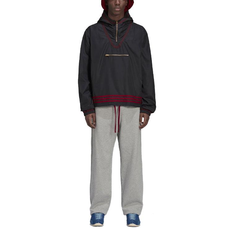 adidas Анорак X Wales Bonner, черная мужская верхняя одежда HE6624