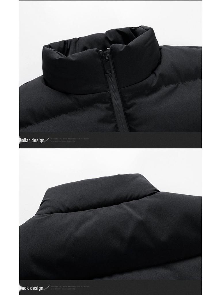 Мужской осенне-зимний хлопковый жилет: Модная безрукавка с толстой подкладкой для пар