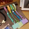 Key Holder Phone Woven Lanyard Anti-lost Sling Woven Phone Rope Braided Phone Strap  Phone Pendant