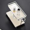 Metal Desktop Layered Storage Rack, Double-Layer Desk Storage Rack, Water Cup and Coffee Cup Storage Rack,