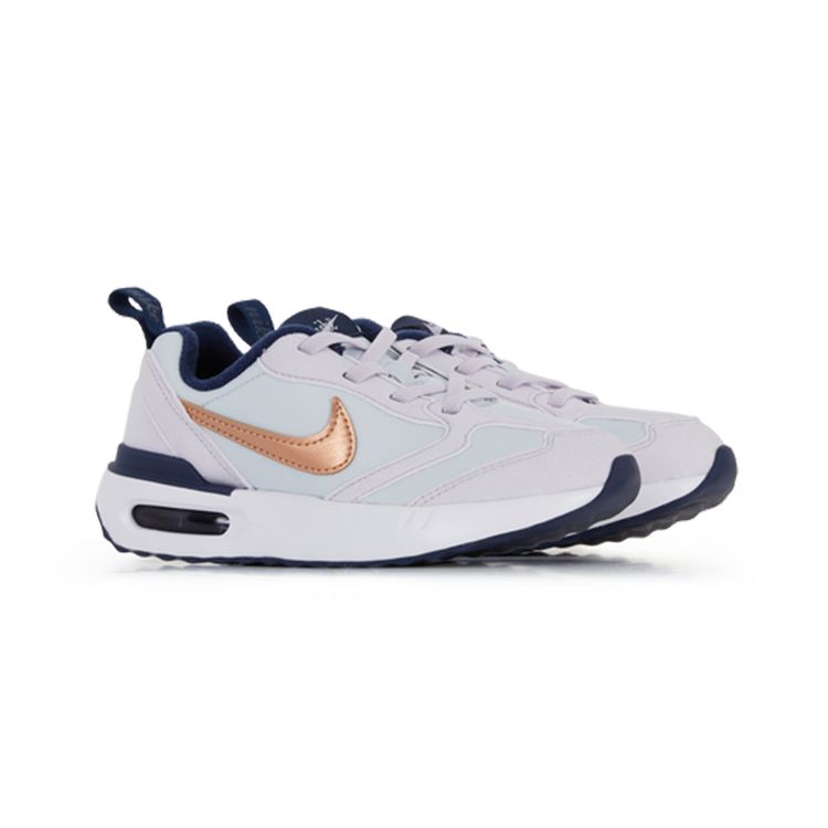 Nike Air Max Dawn Se Sports Переработанные Материалы Низкий Верх Детская Повседневная Обувь Детские Кроссовки Оранжевый Белый DC9318-007