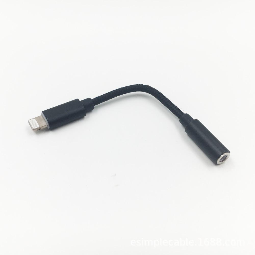Сертифицированный MFi 8-контактный аудиоадаптер 3,5 мм для iPhone 7/8/X
