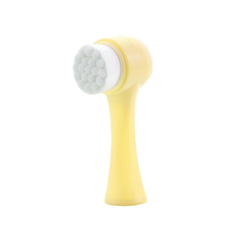 Double-Sided Soft Silicone Face Brush for Deep Pore Cleansing and Blackhead Removal