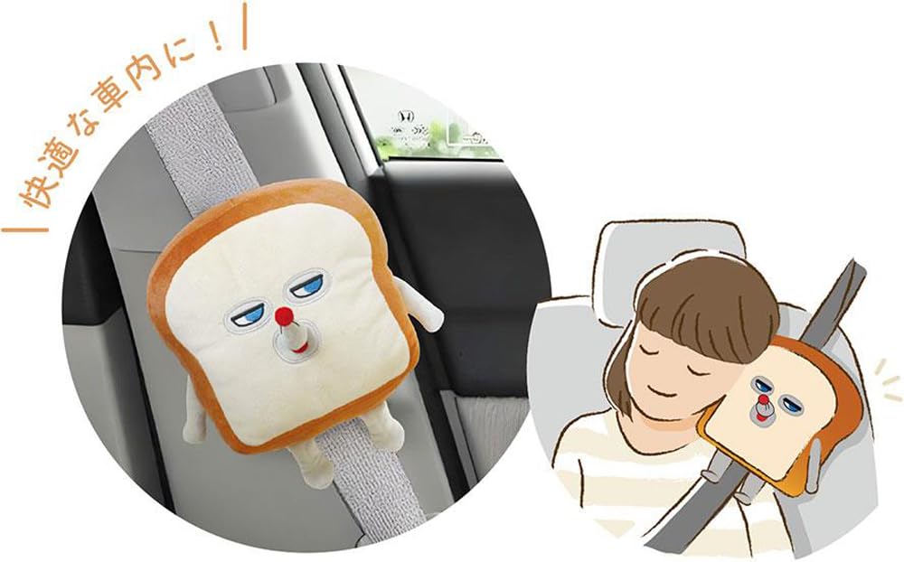 T'S FACTORY Seatbelt Cushion "Bread Thief" Seatbelt Cushion "Bread Thief