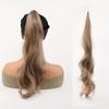 Aosiwig 32-дюймовый гибкий наращивание хвоста, длинный хвост, наращивание волос, вьющиеся светлые синтетические хвостики, шиньон для женщин