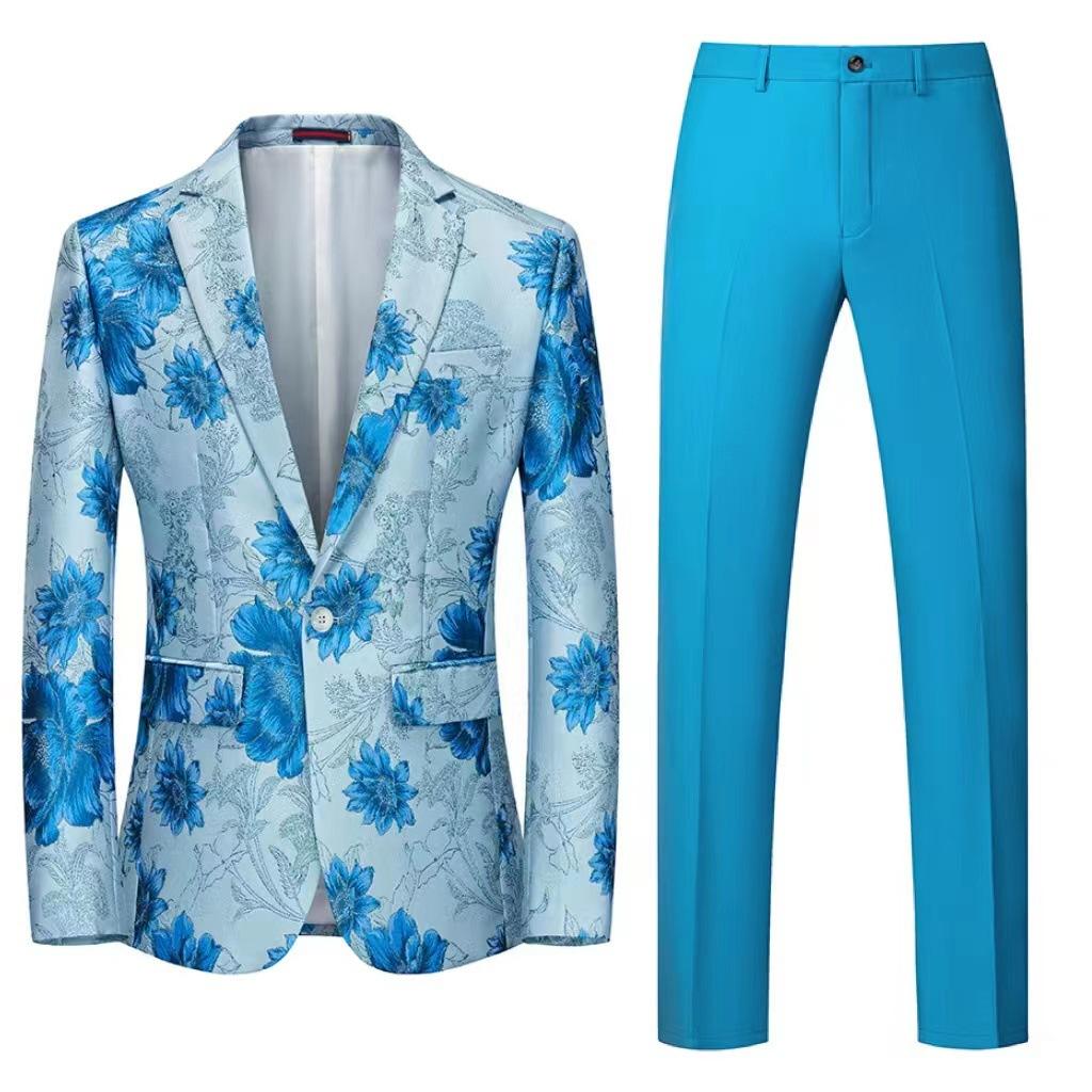 2 Piece Set Men's Clothing Stylish Formal Suit Men Suit Business Office Wedding Suit Jacket+Vest Suits & Blazers