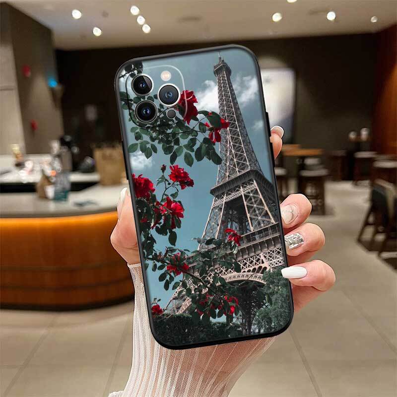 Чехол для телефона Paris Eiffel tower для Xiaomi Poco C40 C51 C50 C55 C65 C71 C75 C85 F8 F7 F6 F5 F3 F2 X7 X6 X4 X3 X2 M7 M6 M5 M4 M3 M2 Pro