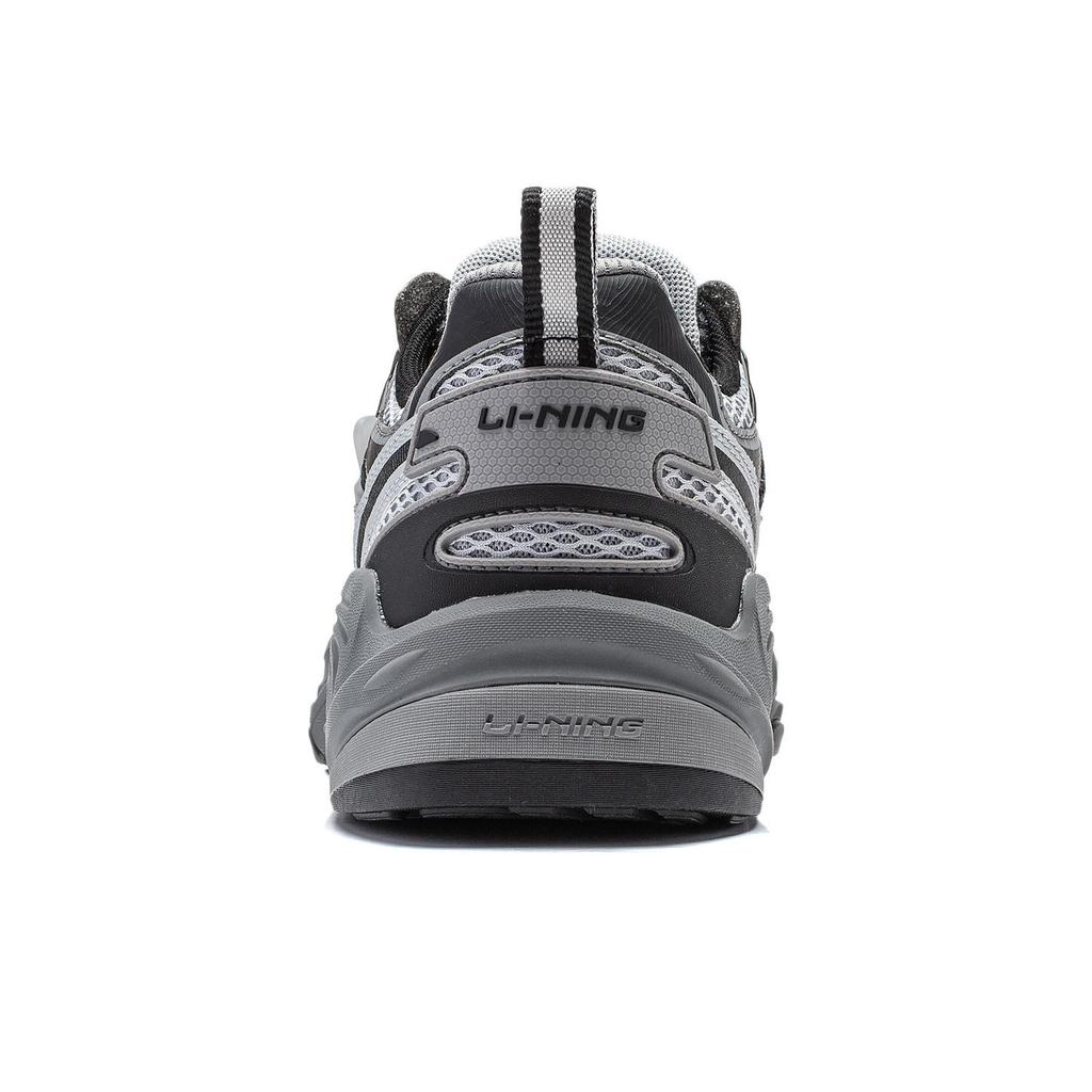 Li Ning CF Su Series Flash Star 2 удобные универсальные амортизирующие прочные низкие повседневные туфли мужские кроссовки черные серые AGLT171-4