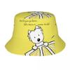 Custom Life Lemons Westie Dog Bucket Hats Women Unisex West Highland White Terrier Outdoor Sun Summer Fisherman Cap