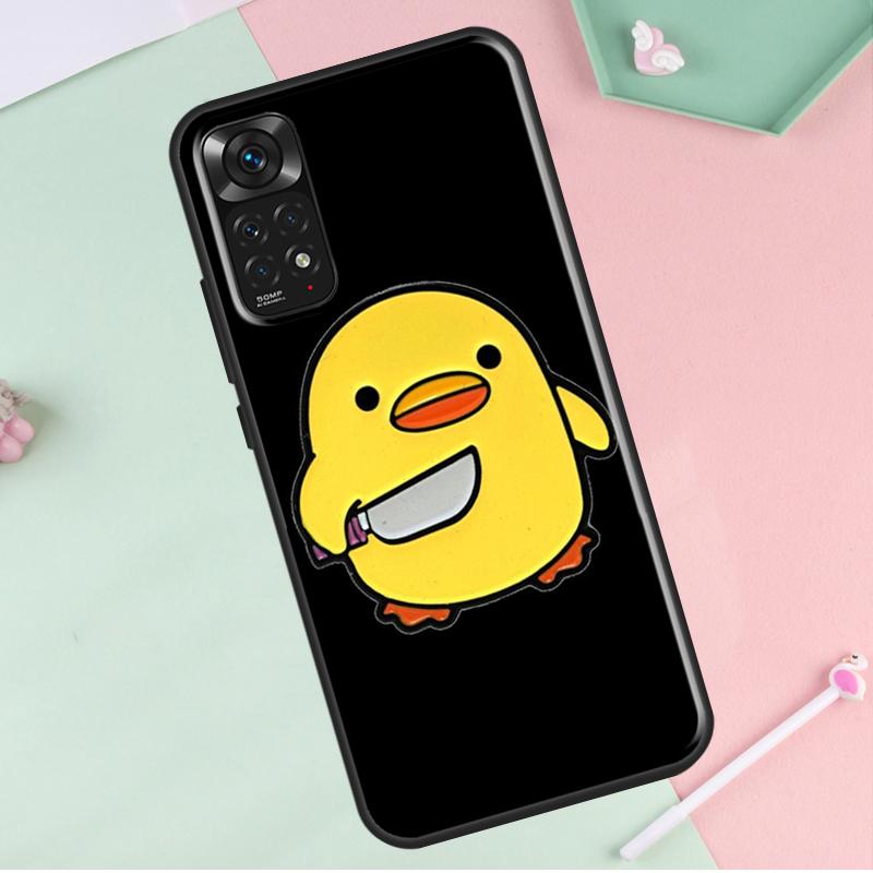 Желтый Утка для Redmi Note 12 Pro Plus Чехол для Redmi Note 10 8 9 11 Pro 12S 11S 10S 9S 9C 10C 12C Чехол