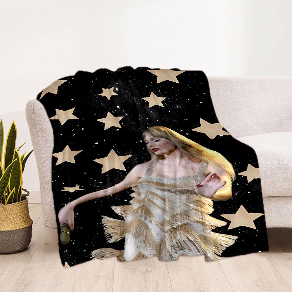 Guitar Performance Stage Blanket Warmthful Decor Suitable for Sofa Bedding Couch Four Seasons Universal Playful Design