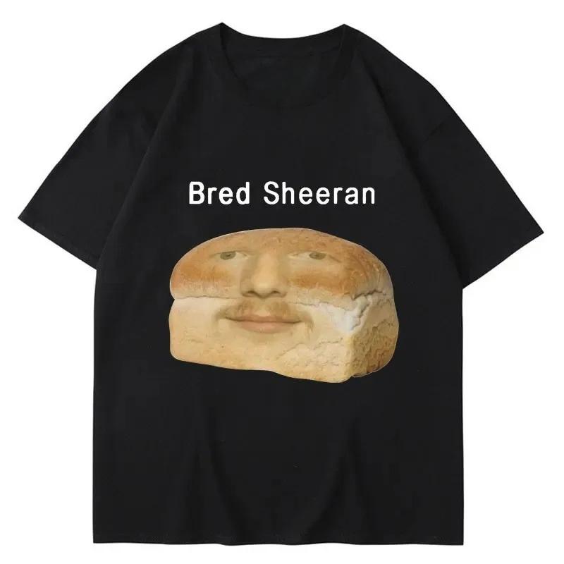 Ed Sheeran Expressionist Print Cotton TShirt Summer for Unisex and Women Humorous Creativity Casual Trendy Street Style