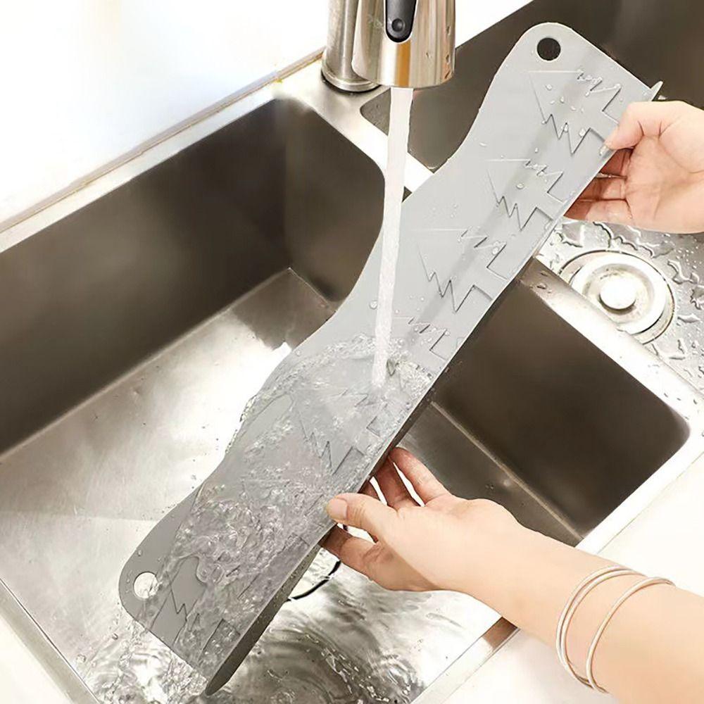 Sucker Water Splash Guard Suction Cup Water Baffle Splash Sink Guard Baffle Anti-splash Board