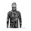 Mens Quick-Dry Ice Silk Long Sleeve Fishing Shirt With Hood Integrated Face Cover Camo Outdoor Performance Top