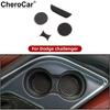 Soft Carbon Fiber Gear Shift Water Cup Holder Frame Trim for 15+Dodge Challenger