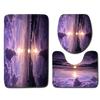 Toilet Toilet Floor Mat Carpet Three-Piece Bathroom Non-Slip Mat