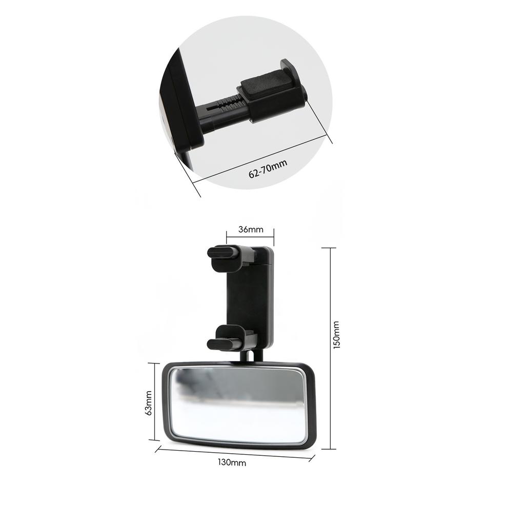 Baby Adjustable Mirror Car Interior Rear View Mirror Clip Rear Facing Mirrors For Auto Safety Driving Kids Baby Monitor Angle