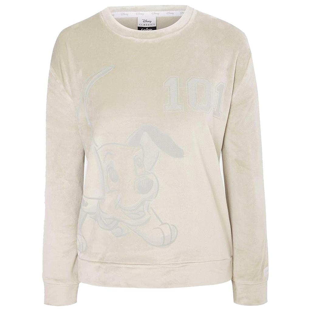 101 Dalmatians Womens/Ladies All-Over Print Velour Long Pyjama Set