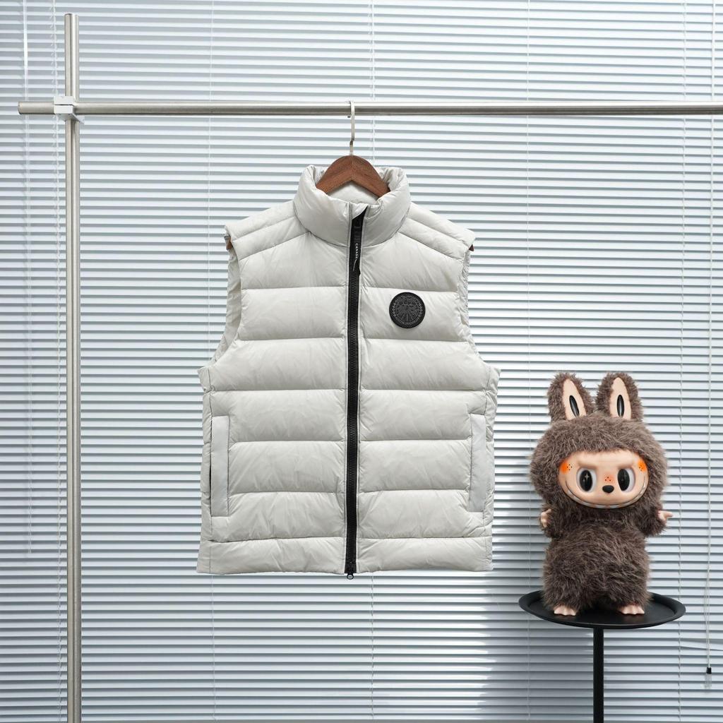 Мужской блестящий жилет с воротником-стойкой и гусиным пухом - Теплая, плотная, безрукавная верхняя одежда для осени/зимы.